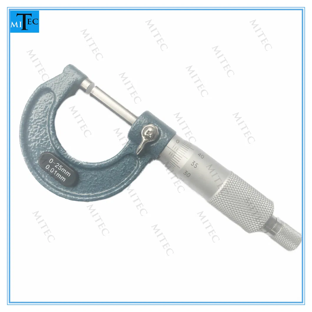 0.01mm Mechanical Outside Micrometer Gauge Micrometer 25-50mm