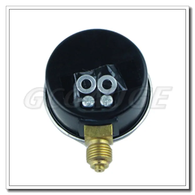 2.5" Economic Black Steel Bottom Mounted Vacuum Pressure Guage