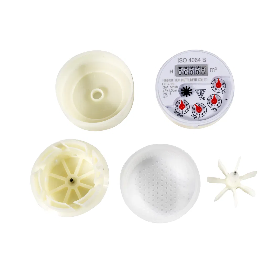 2021 Good Quality Fuda DN 15mm 20mm Dry Wet Water Meter Movement with ISO 4064