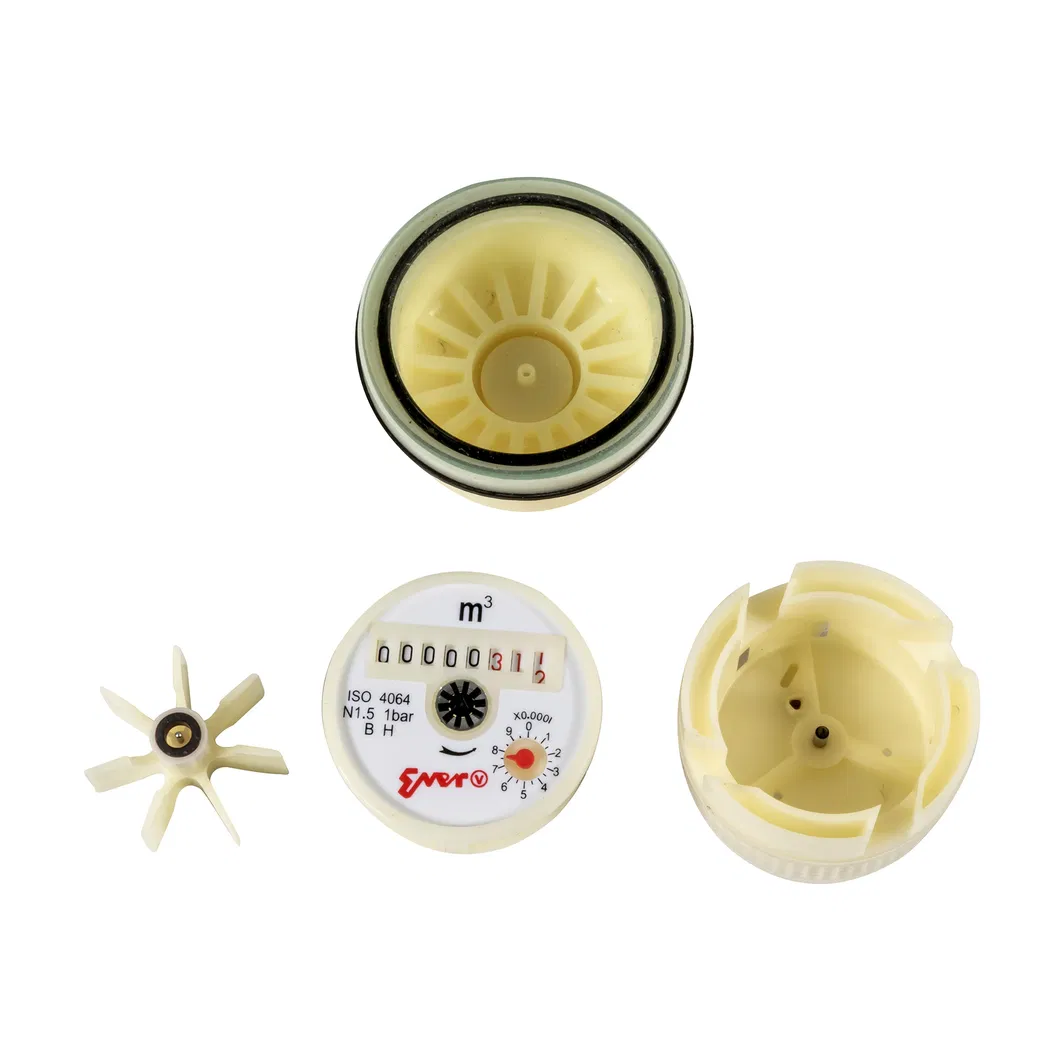 2021 Good Quality Fuda DN 15mm 20mm Dry Wet Water Meter Movement with ISO 4064