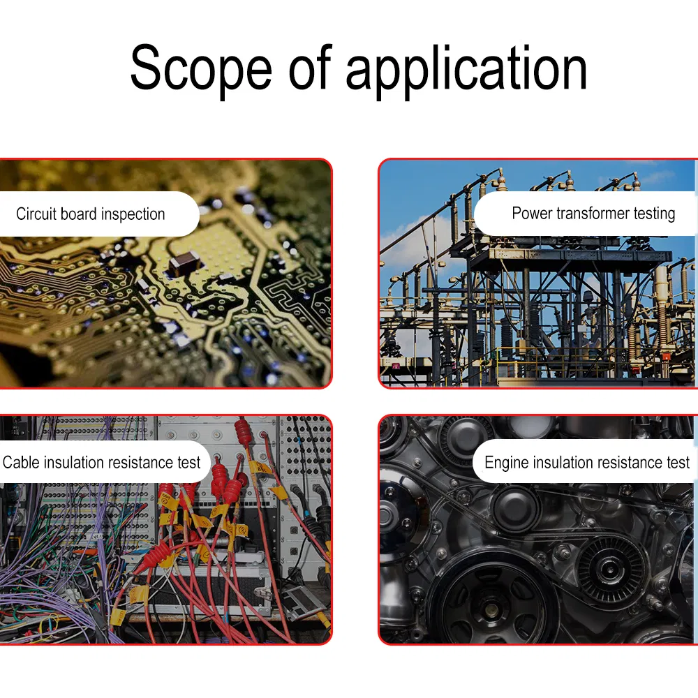 2500V Insulation Resistance Meter Digital Megohm-Meter Ohm Meter High Tension Megger AC Voltage Insulation Tester