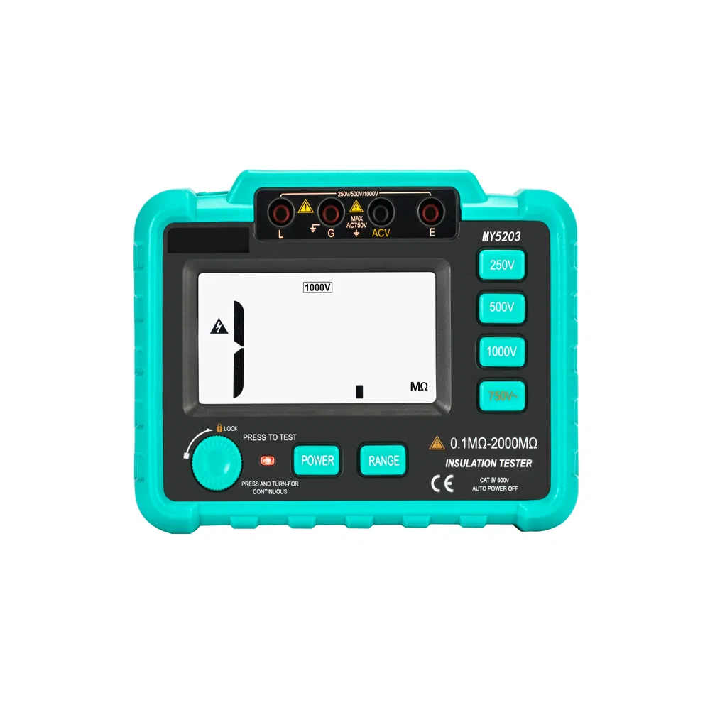 250V High Quality Digital Megger Tester 500V Insulation Resistance Tester 1000V Megger