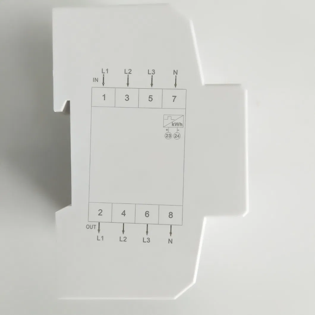 3 Phase 4 Wire Energy Meter Watt Meter Kwh 5-80A 380V AC 50Hz