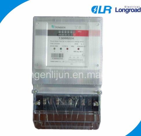 3 Phase 4 Wires Electronic Type Kilowatt-Hour Meter (Model DTS256)