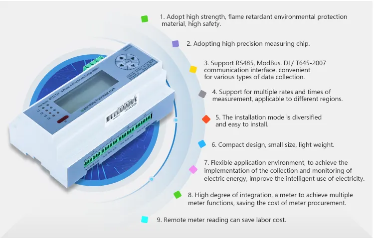 3 Phase Energy Meter Modbus RTU