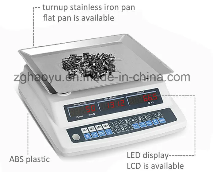 40kg China Electronic Counting and Weighing Platform Scale