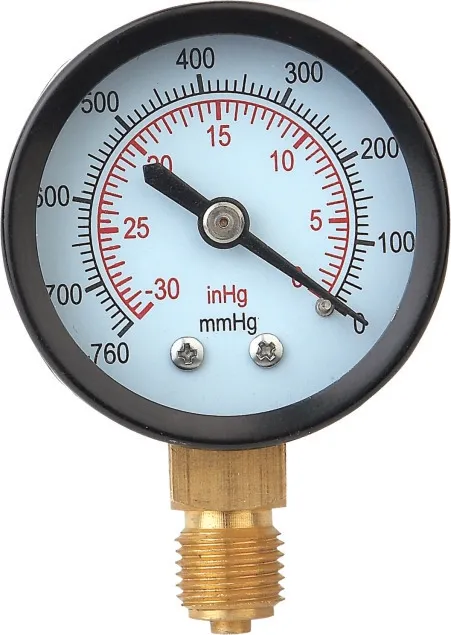 63mm 2.5inch Steel Case Pressure Gauge Manometer
