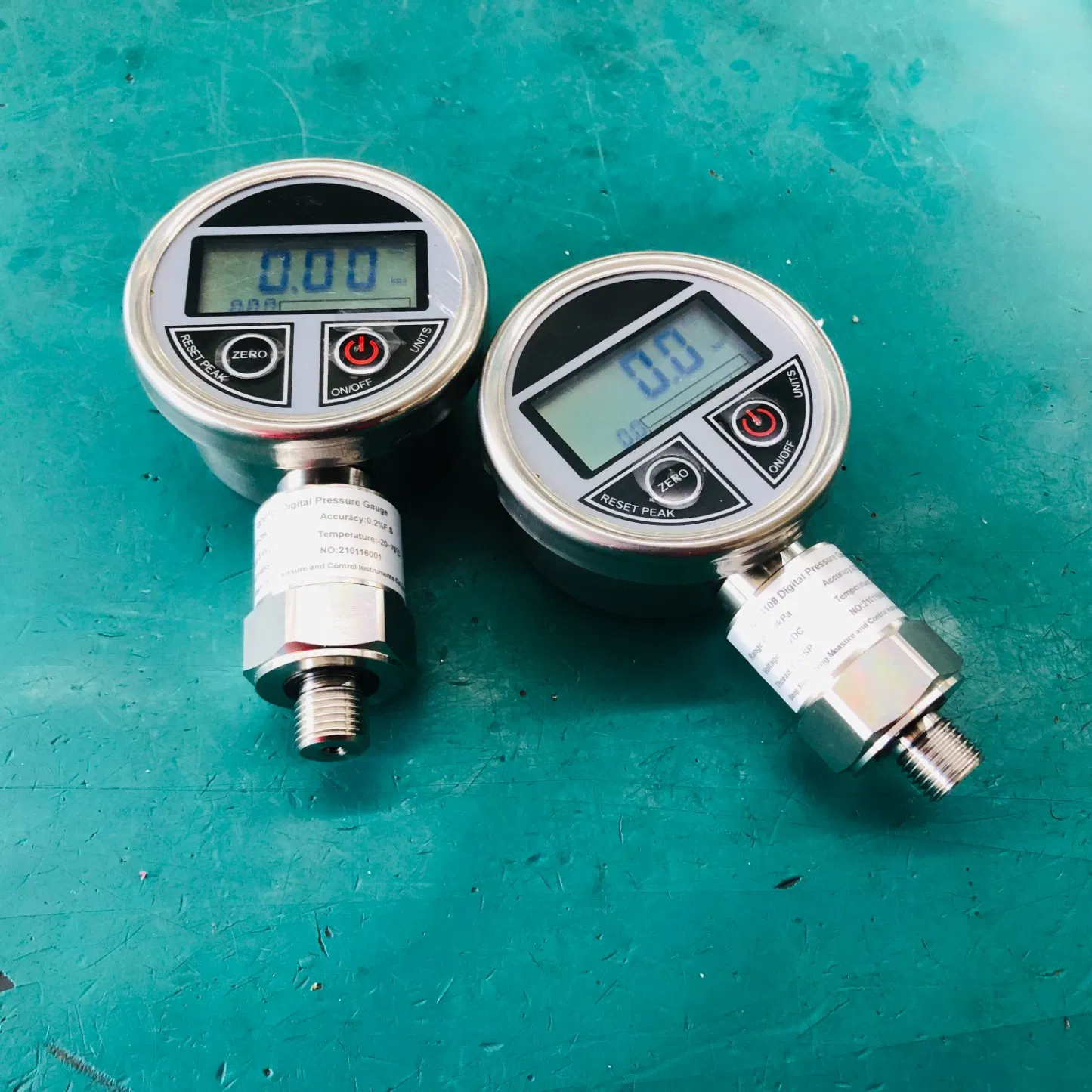 9VDC LCD Liquid Gas Differential Pressure Gauge with CE ( QDB108 )