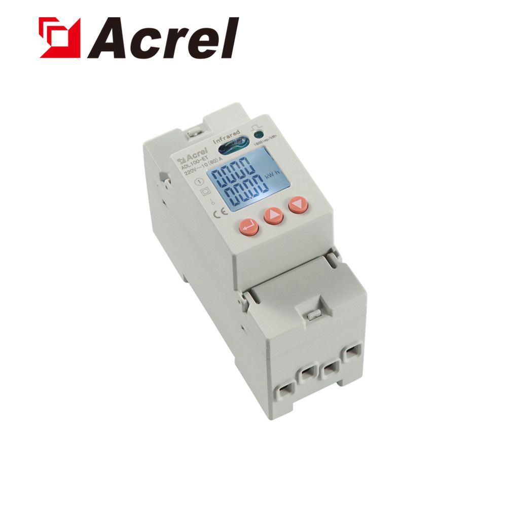 Acrel Adl100-Et/F Low Power Consumption Rail Type Bidirectional Digital Single Phase DIN Rail Smart Electric Multi Tariff Energy Meter Power Meter