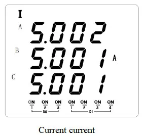 Acrell 3 Phase AC LCD Display Programmable Electric Ampere Meter Ammeter Amc72L-Ai3