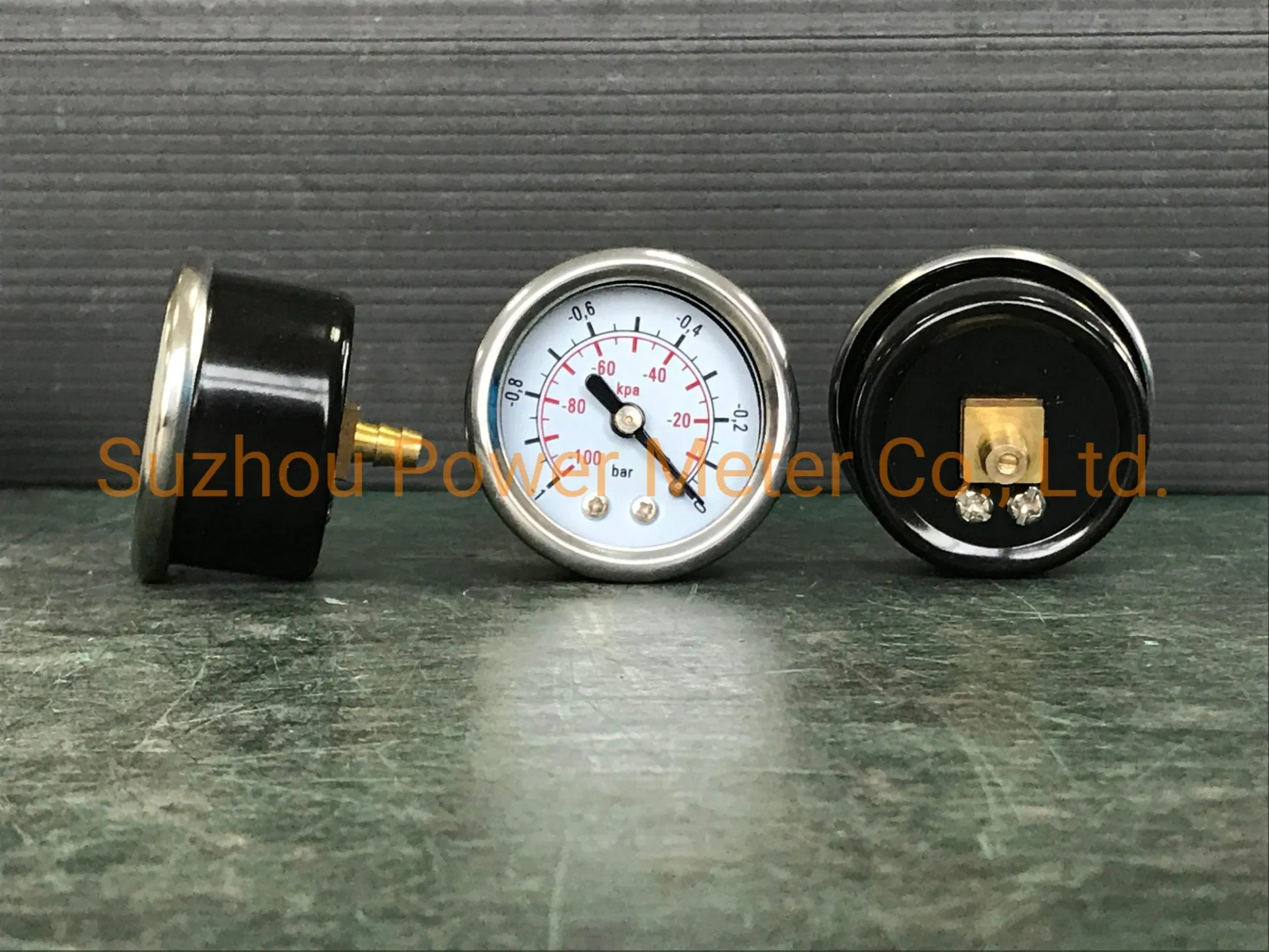 Back Connection 1/8 PT 40mm -100kpa Vacuum Gauge