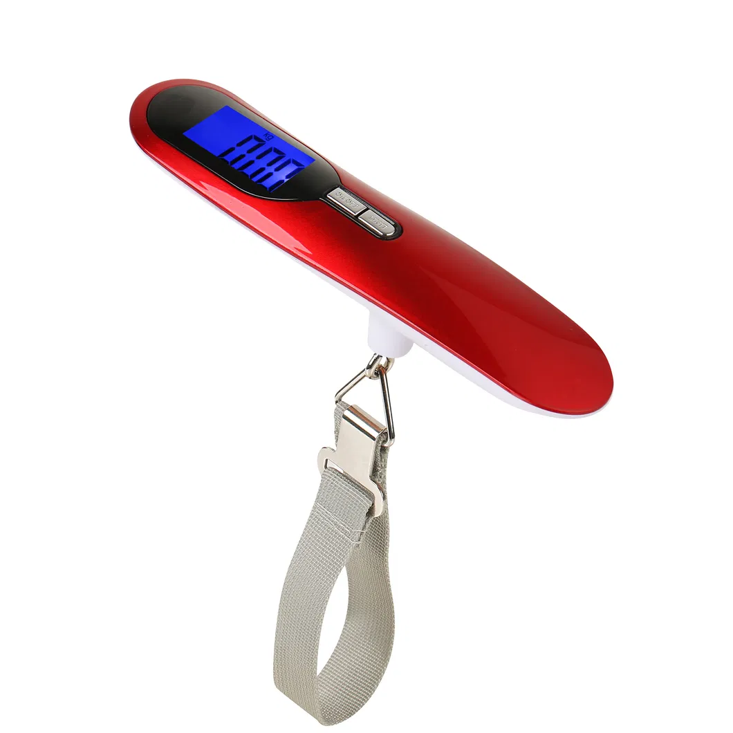 Backlight LCD Display Luggage Scale 110lb/50kg Electronic Balance Digital Postal Luggage Hanging Scale