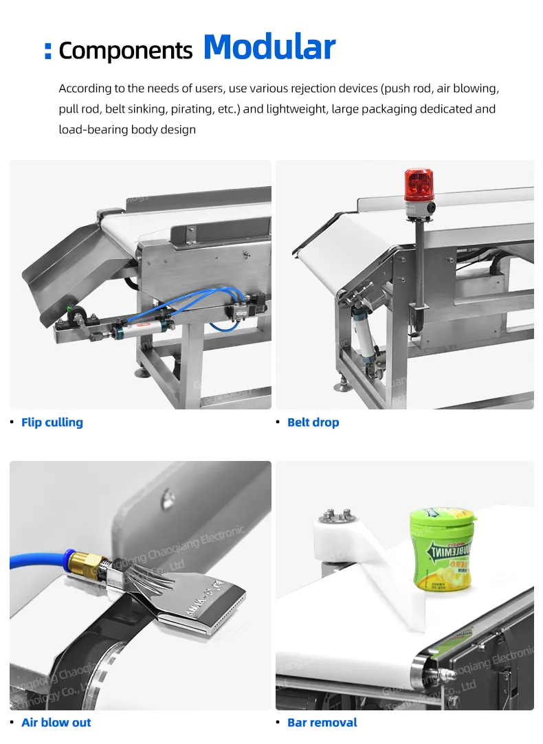 Belt Dynamic Weighing Machine Food Online Weight Sorting Machine Checkweigher with Rejection Device