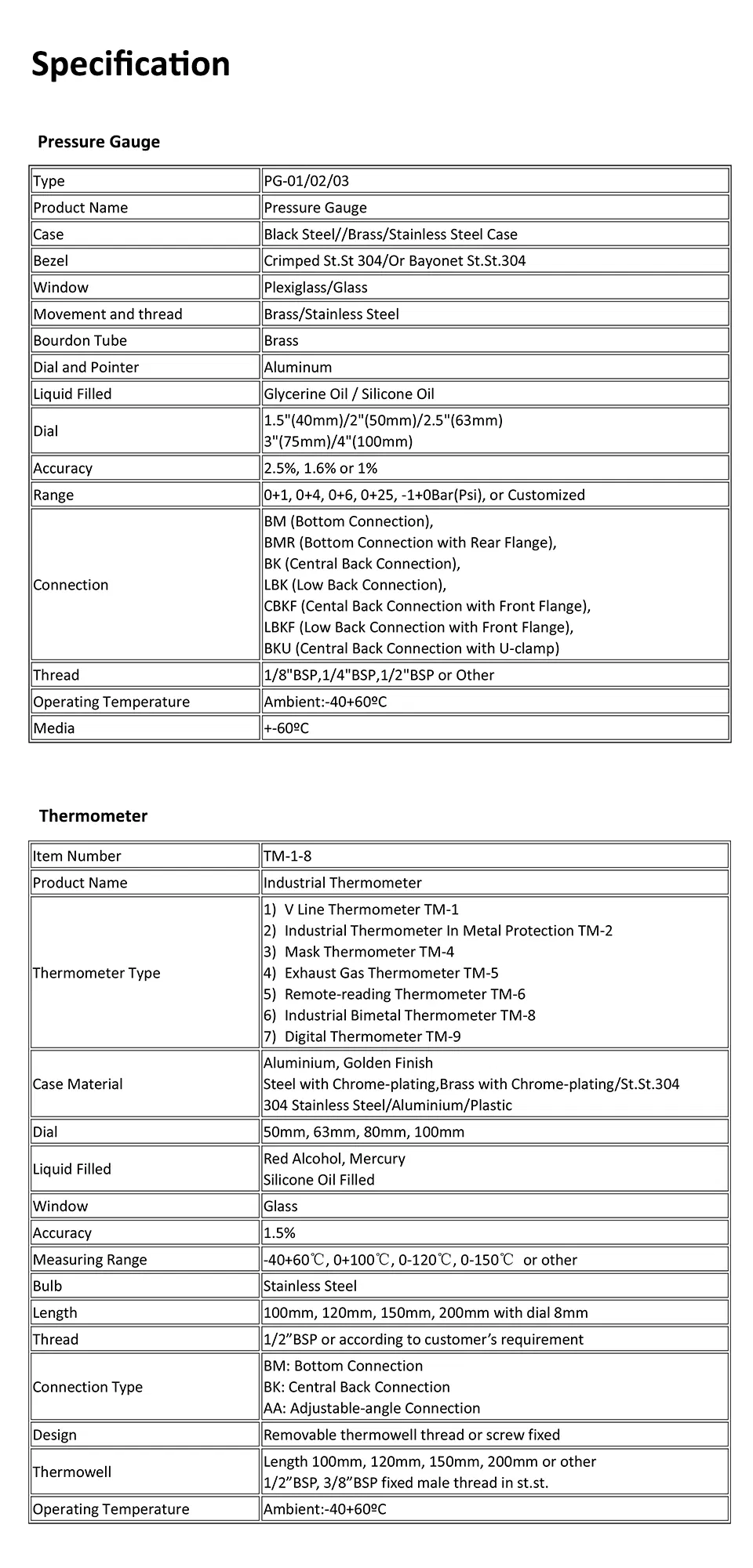 Black Steel Case Pressure Gauges with Red Adjustable Pointer