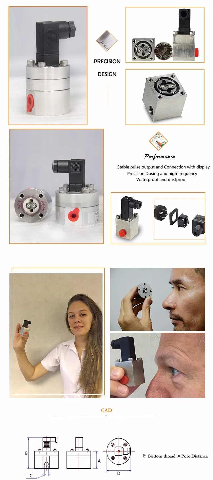 China Cixi M Series Lubricant Oil Flow Meter