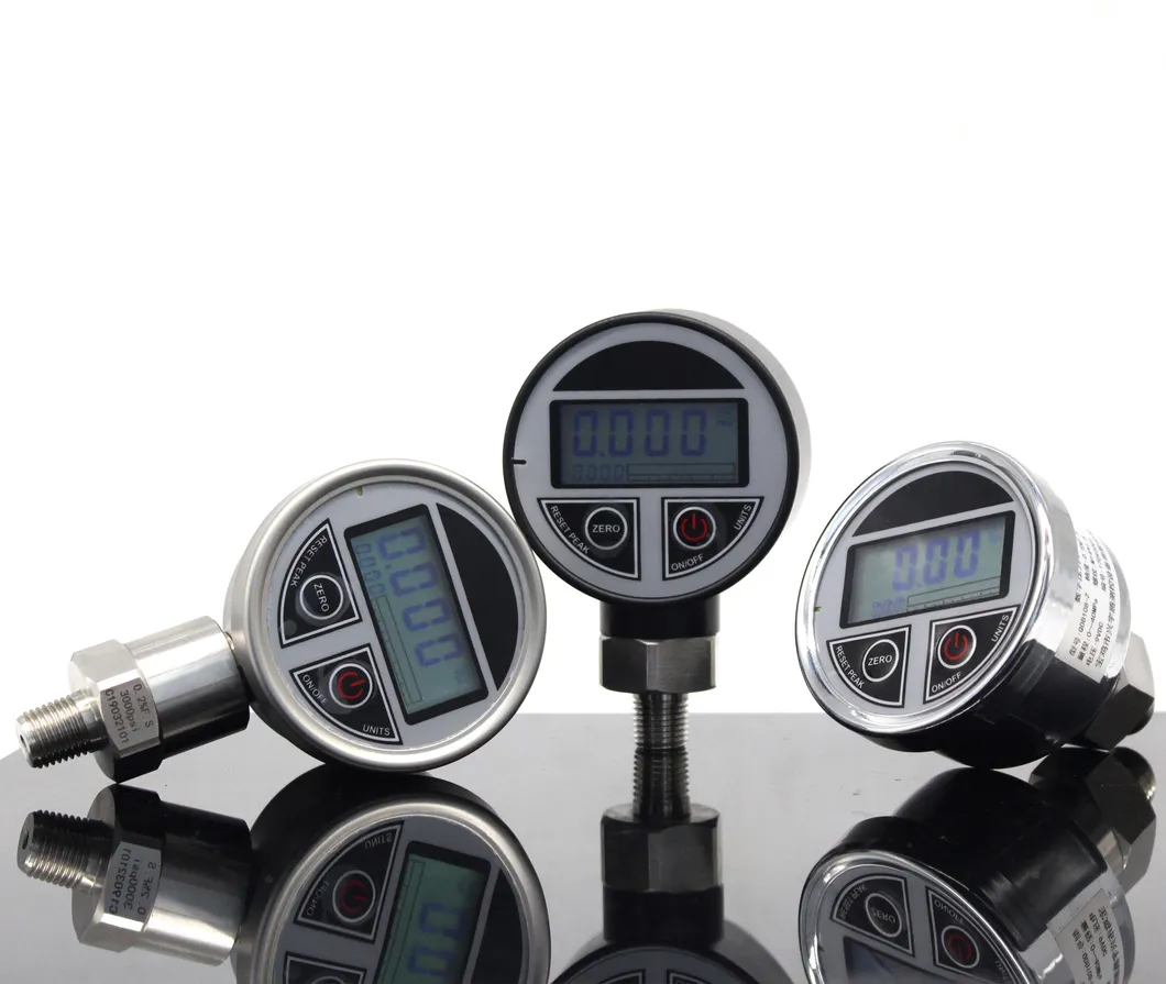 China Digital Stainless Steel Good Sale Display Pressure Gauge