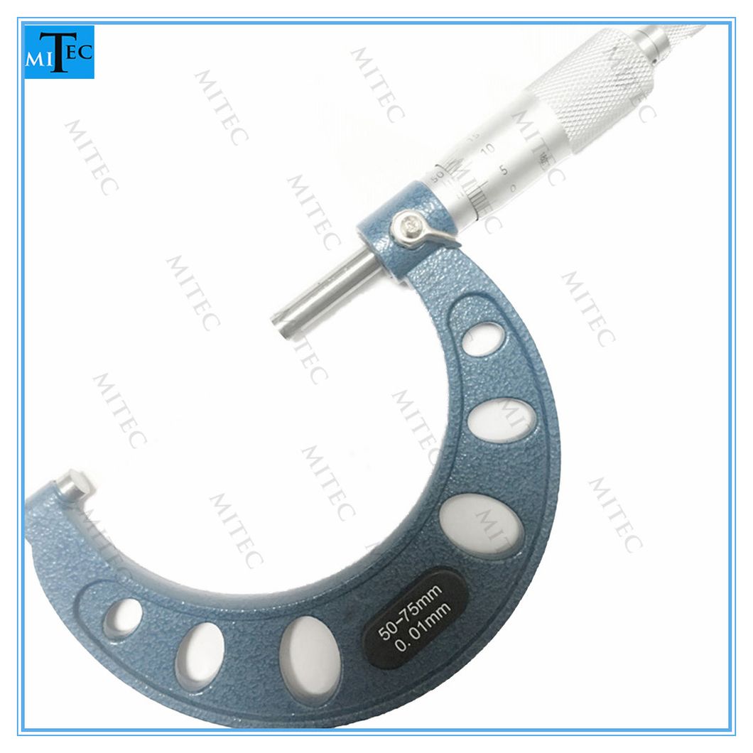 China Factory 0-25mm 0.01mm Mechanical Outside Gauge Micrometer