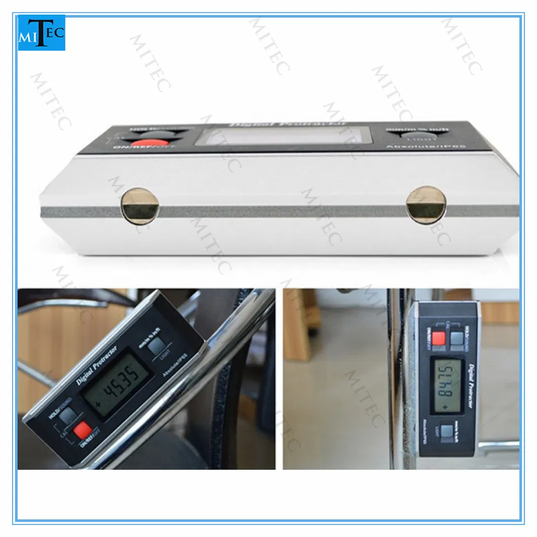 China Factory Angle Finder Digital Level Bevel Protractor 0~360 Degree with Backlight