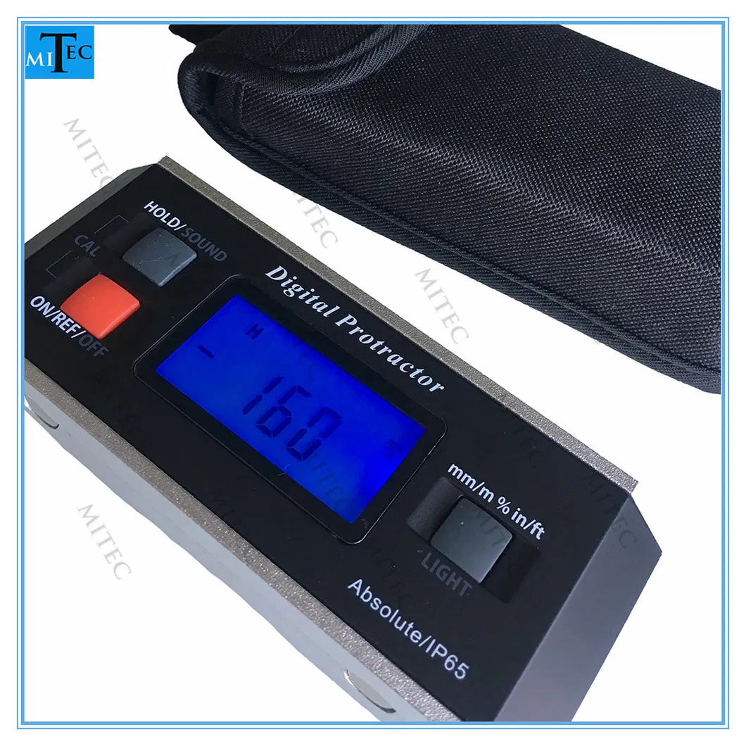 China Factory Angle Finder Digital Level Bevel Protractor 0~360 Degree with Backlight