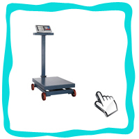 China Tcs Industry Price Platform Wheel Scale 1000kg