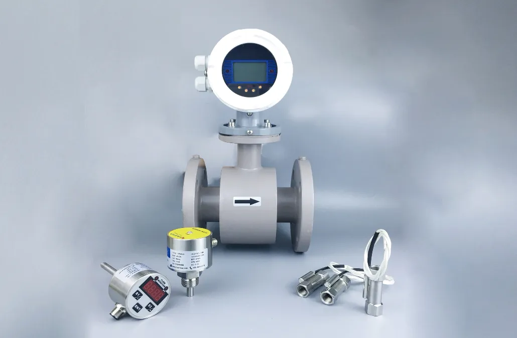 DN10 DN300 environment Protection Turbine Flange Vortex Flow meter