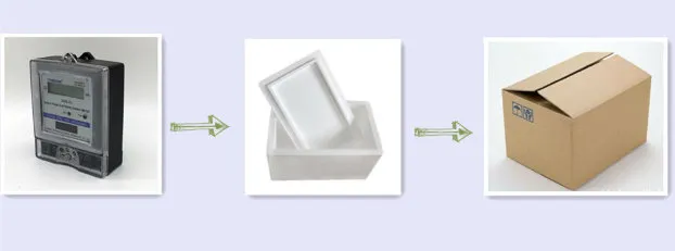 Dts-4L Three Pahse DIN Rial Watt Hour Meter LCD Type