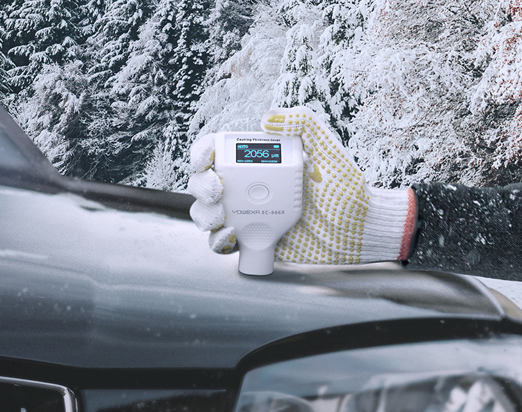 Ec- 600X Cold-Resistant Thickness Gauge
