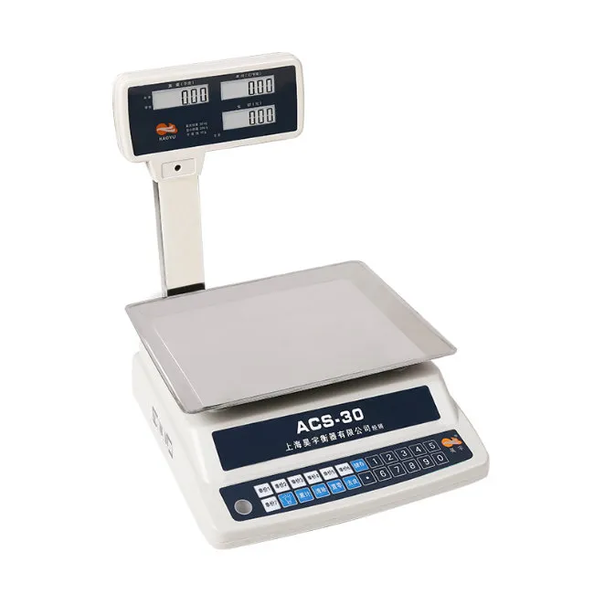 Electronic Digital Price Computing Scale with Double Side Display