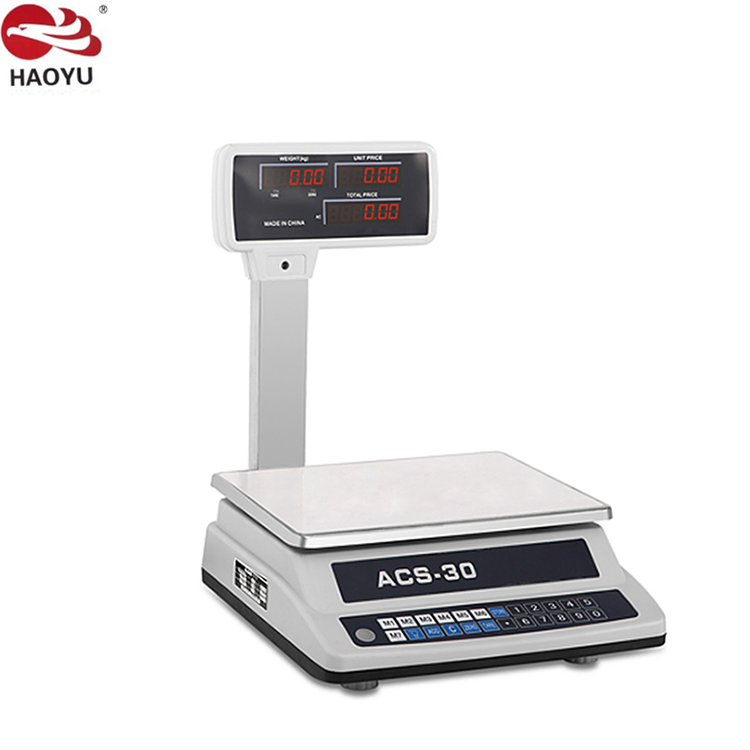 Electronic Digital Price Computing Scale with Double Side Display