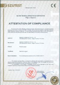 Factory Price 63mm 2.5" 25kpa Capsule Bellows Pressure Gauge