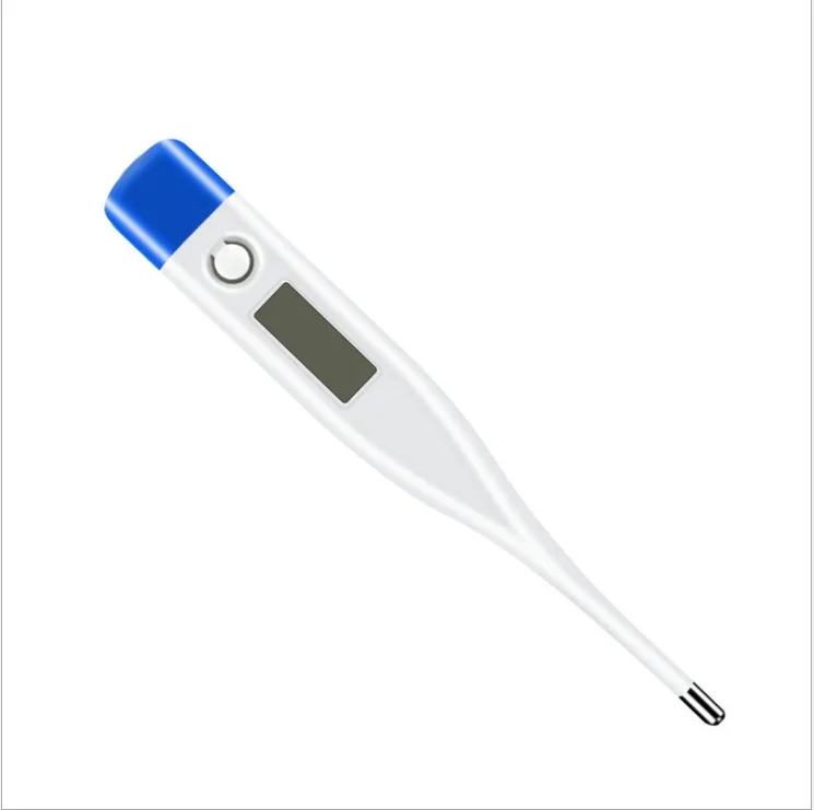 Factory Spot Fahrenheit Celsius Double Temperature Display Electronic Thermometer Household Thermometer Hard Head Soft Head