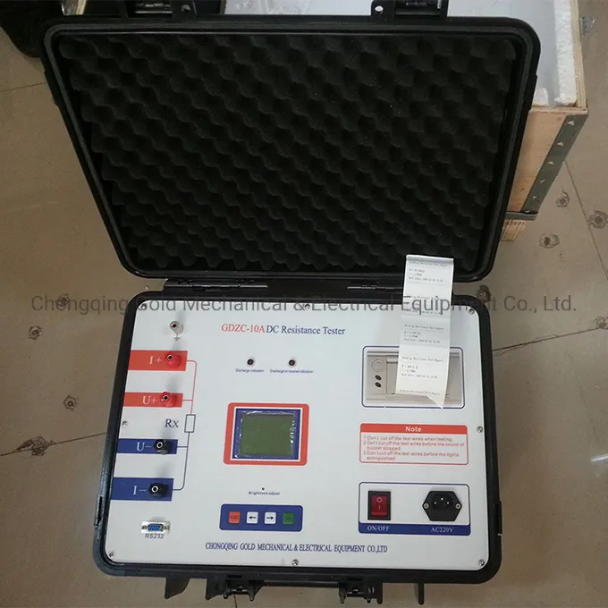 Gdzc Series 2A 10A 20A Transformer Winding Resistance Tester