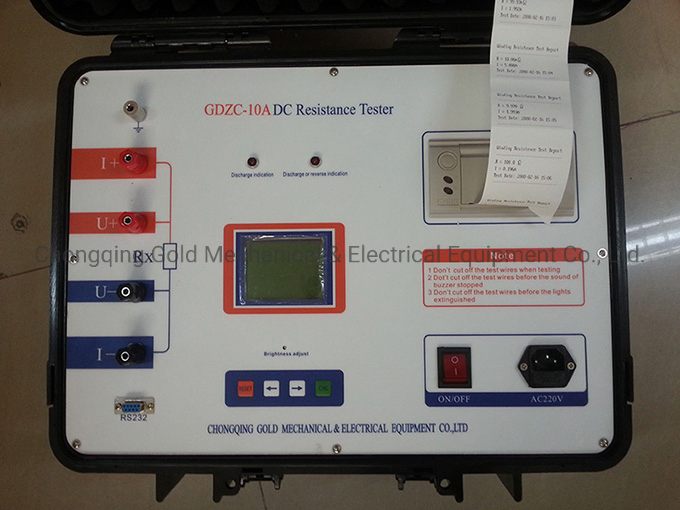 Gdzc Series 2A 10A 20A Transformer Winding Resistance Tester