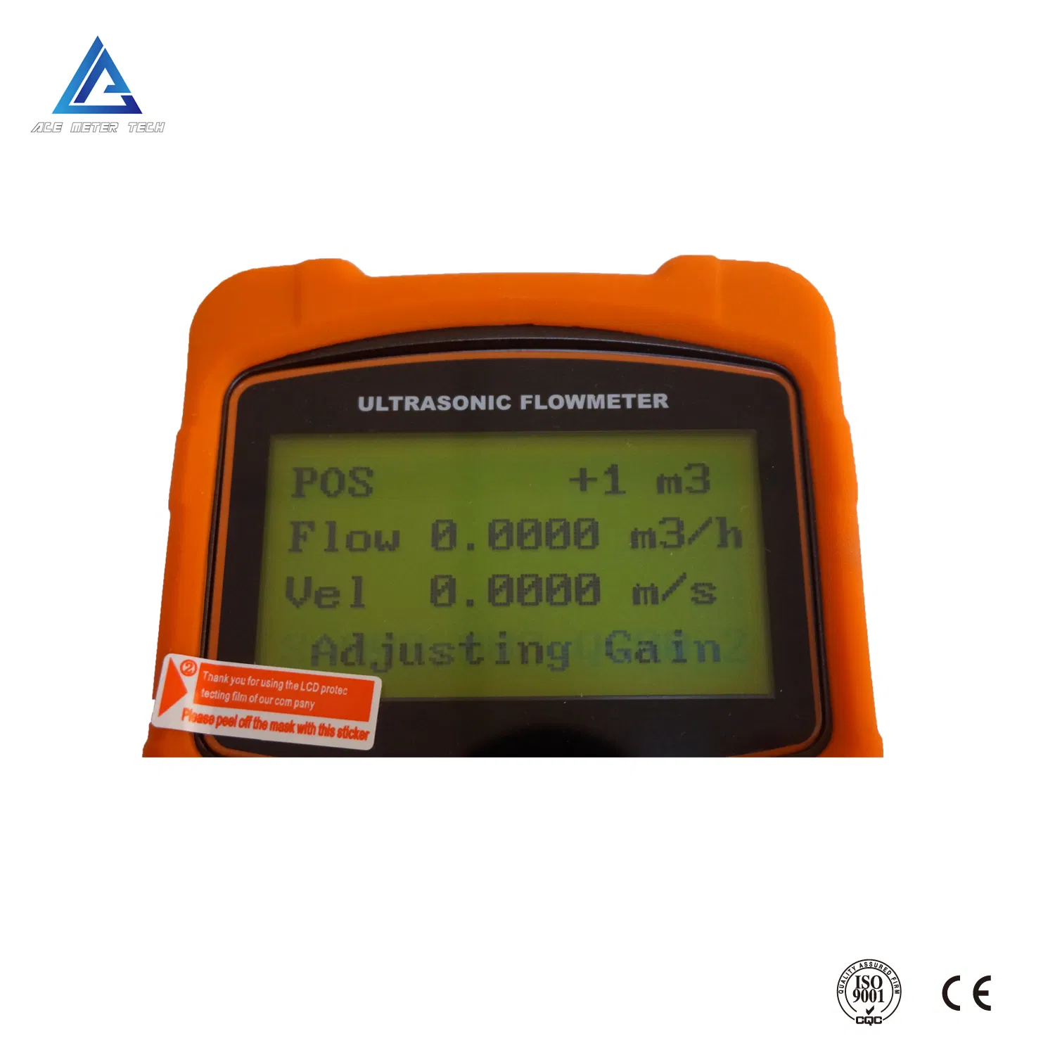 Good Accuracy Handheld Ultrasonic Water Flowmeter Clamp on Ultrasonic Flow Meter