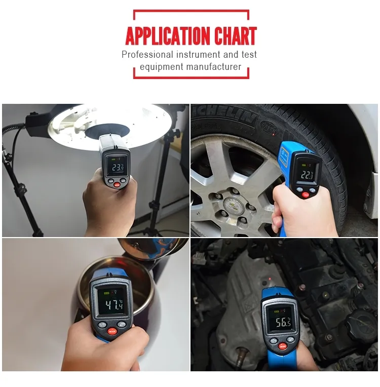 Gt950 Color Screen Infrared Thermometer -50 to 950c/-58 to 1742f