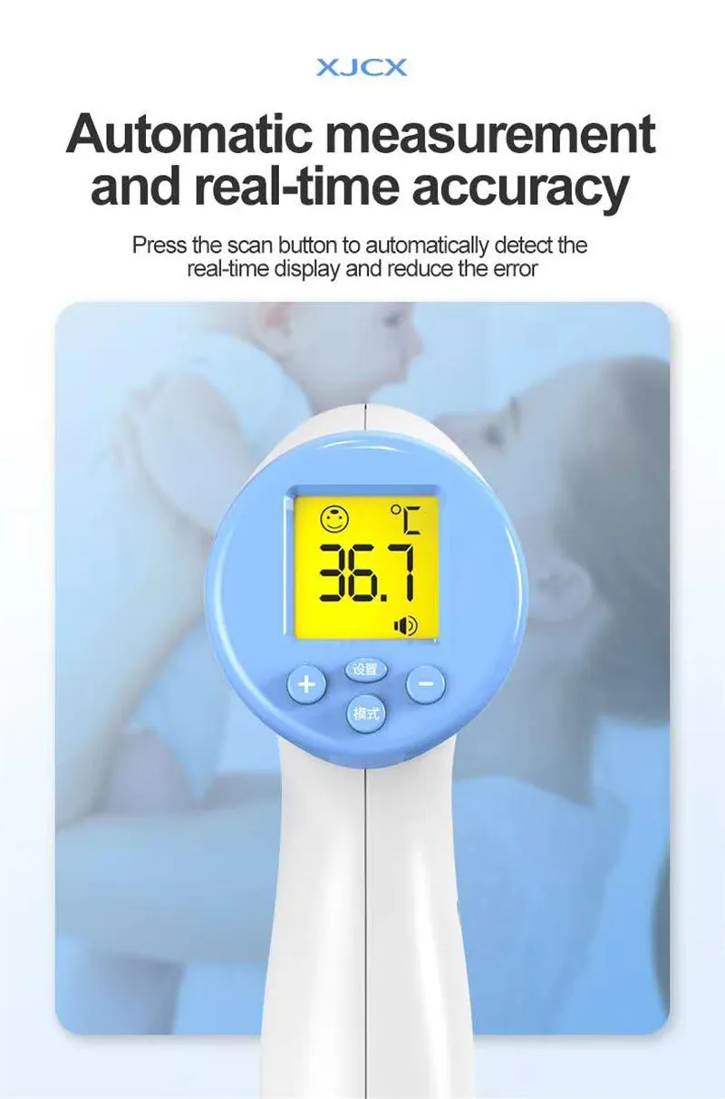 Gun Termometro Measurement Device Forehead Ear Digital Adult Infrared Non-Contact Thermometer