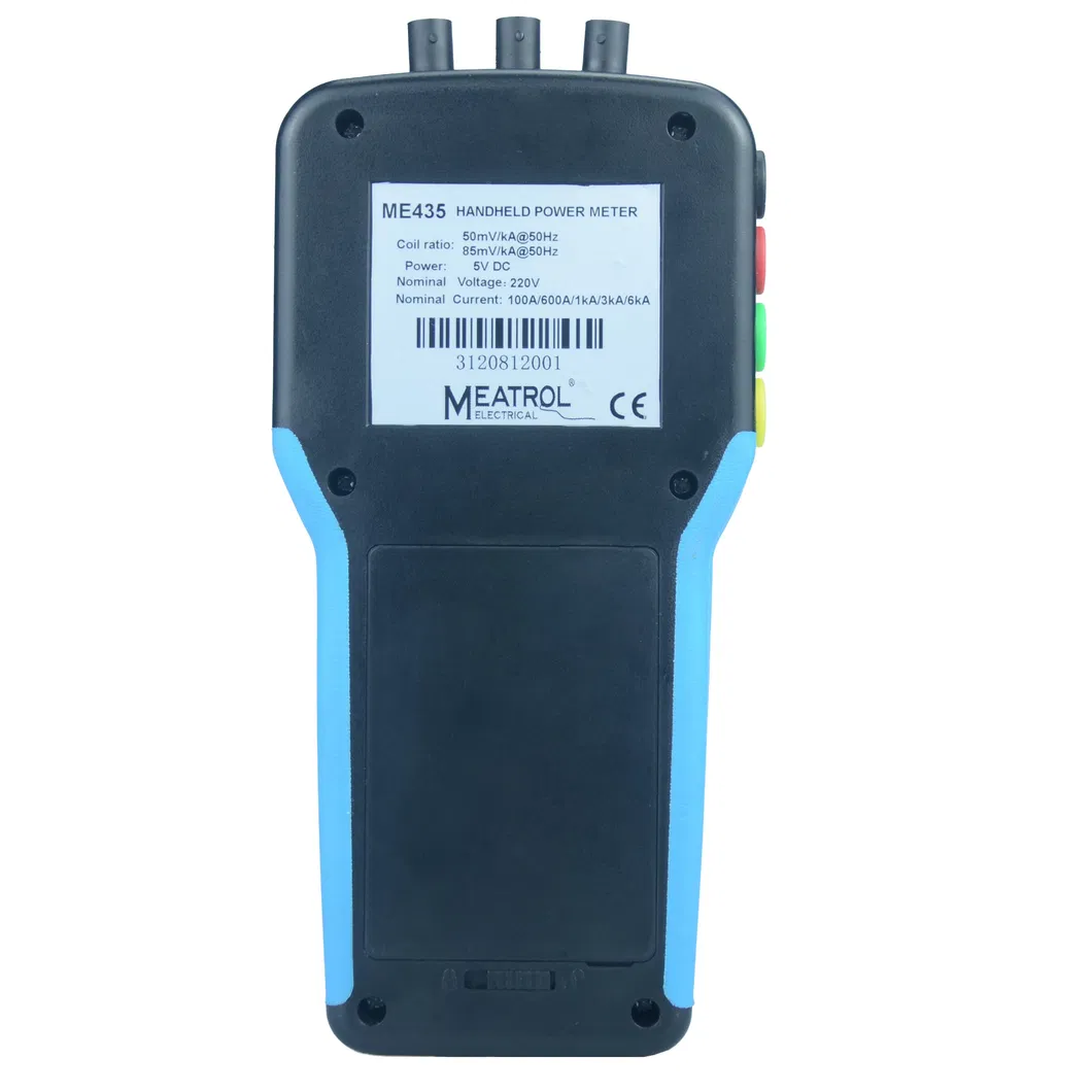 Handheld 3p4w Energy Power Meter with Modbus Communication Power Analysis