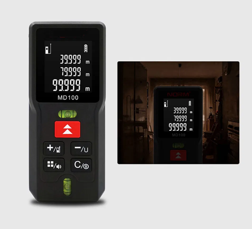 Handheld Distance Measure Laser Rangefinder MD80