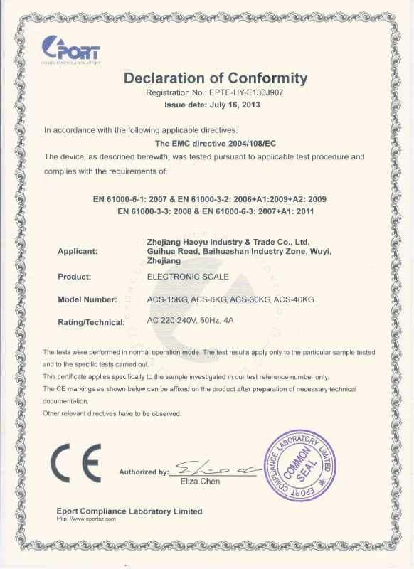 High Accuracy Laboratory Table Balance Scale 6000g 1g