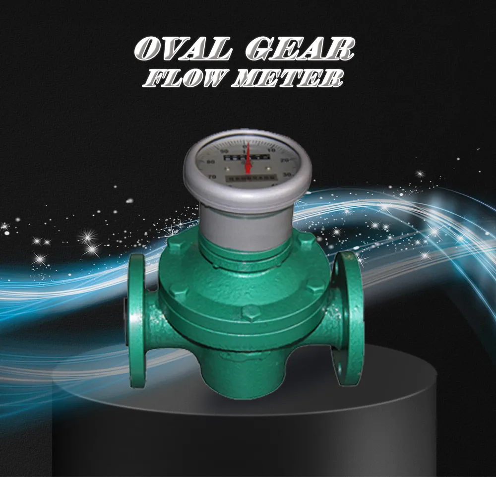 High Accuracy Oval Gear Flowmeter Flow Meter for Heavy Oil, Bunker, Diesel