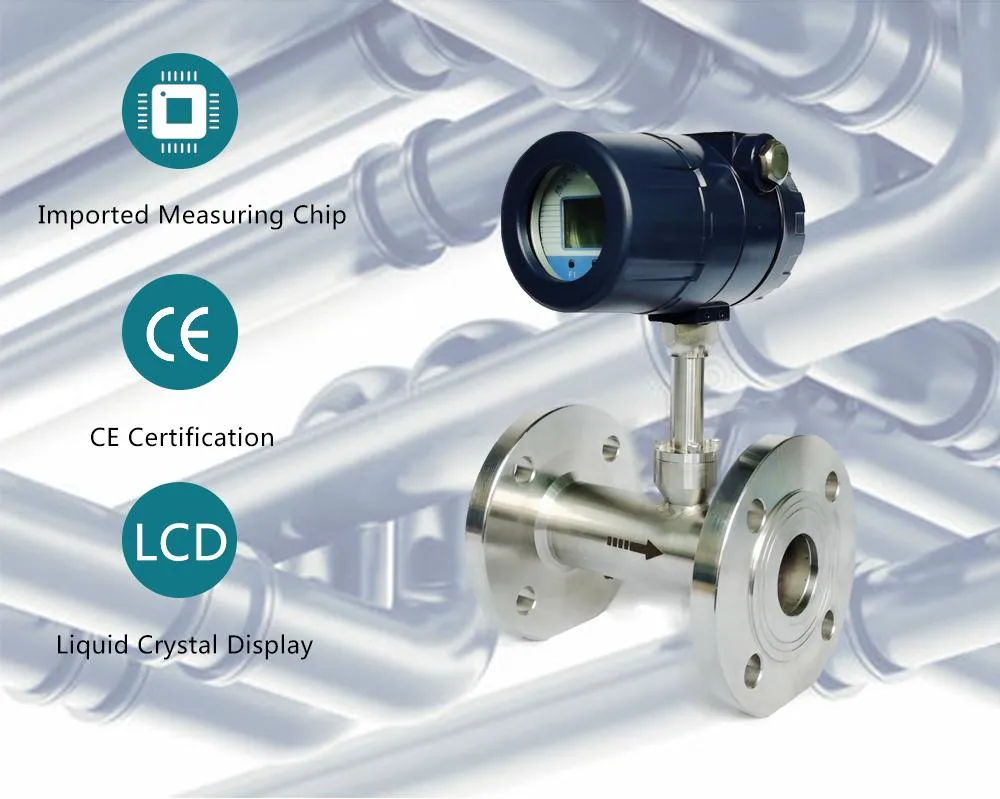 High Pressure 4-20mA Oct RS485 Hart Gas Mass Flow Meter