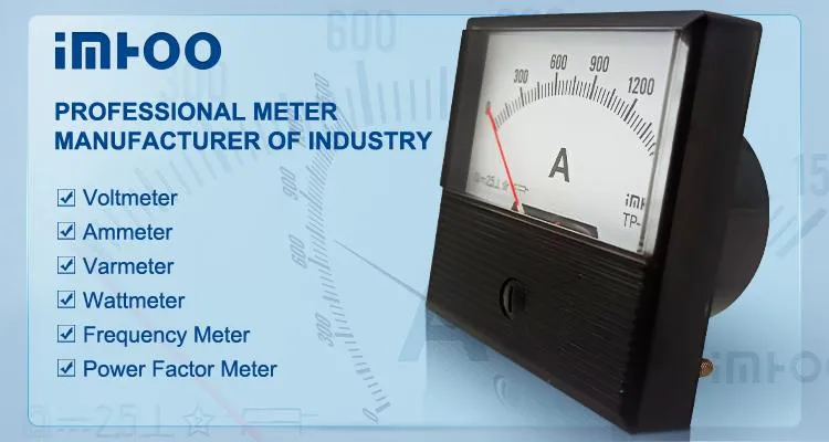 High Quality Square Meter Voltmeter 72 AC600V