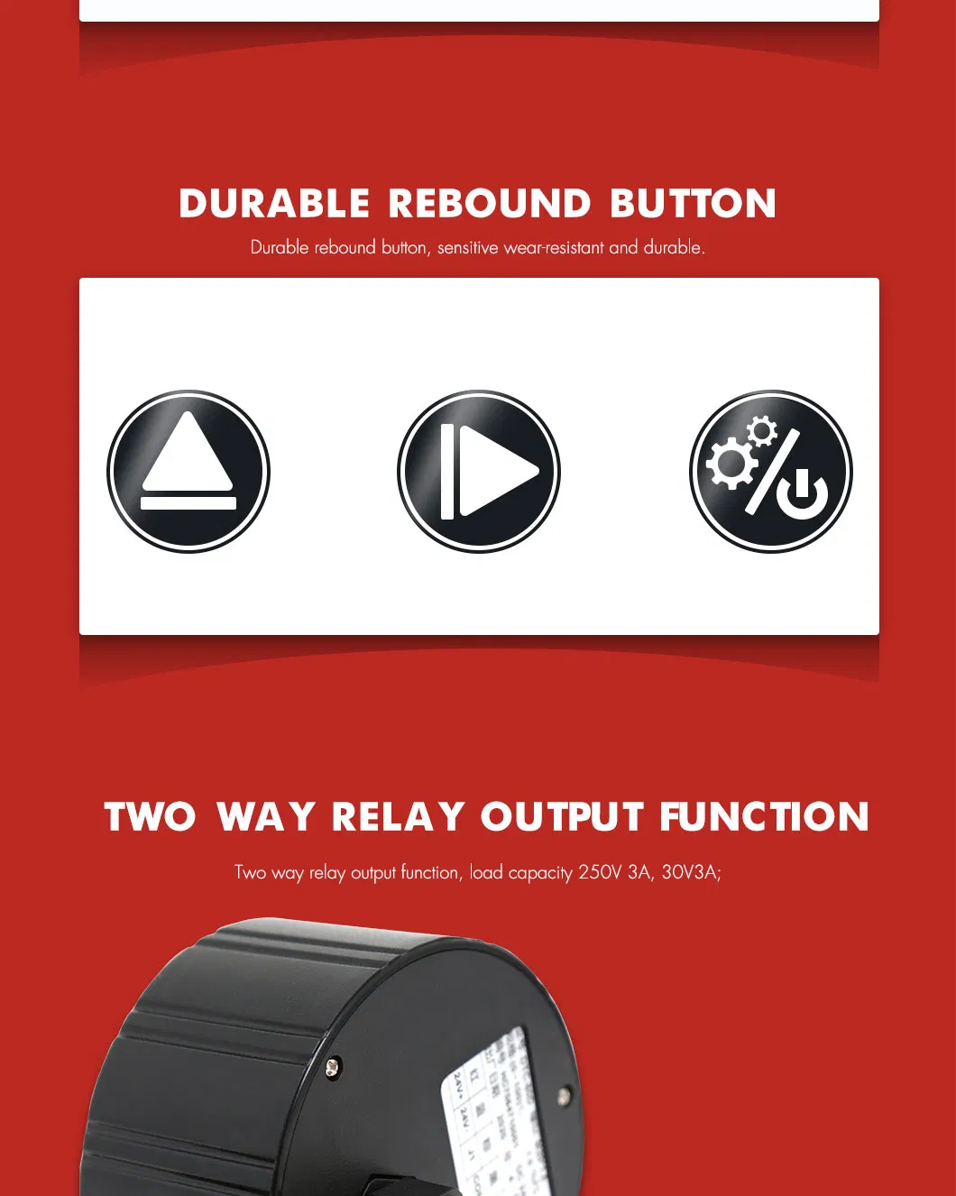 Hongqi Digital Display Temperature Controller Celsius/Fahrenheit -50+300° C, Economical LED Screen Reading Instrument Thermometer Factory Price
