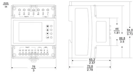 Hot Digital Multifunction Power Meter RS485 Port Factor Meter