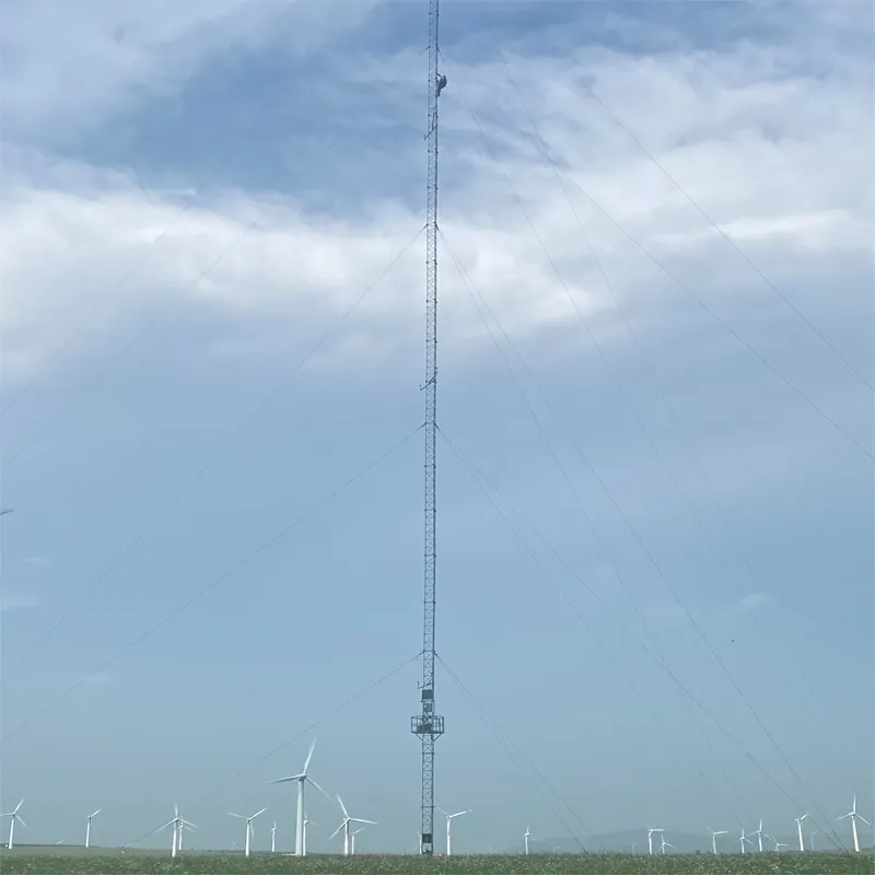 Hot DIP Galvanized Anemometer Tower, Angle Steel Tower, Steel Tower