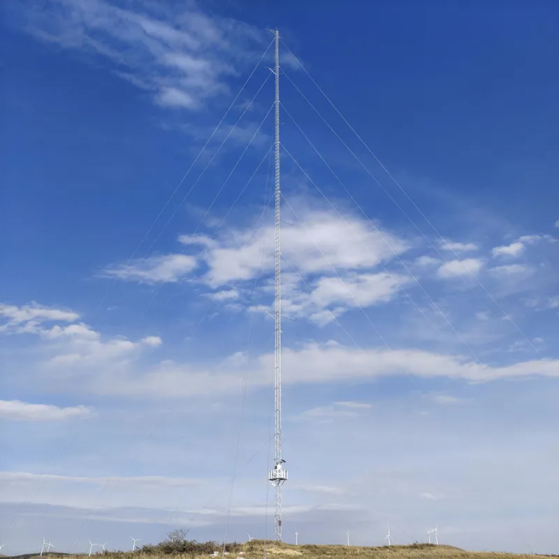 Hot DIP Galvanized Anemometer Tower, Angle Steel Tower, Steel Tower