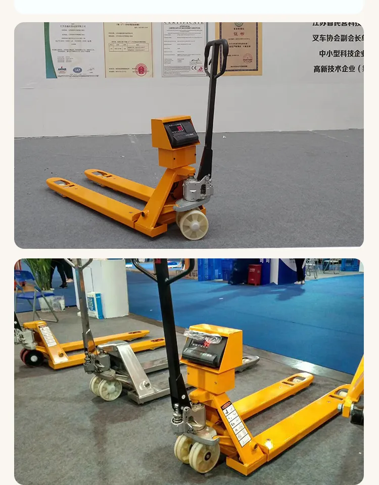 Hydraulic Manual Weighting Hand Pallet Truck Hydraulic Pallet Jack Scale