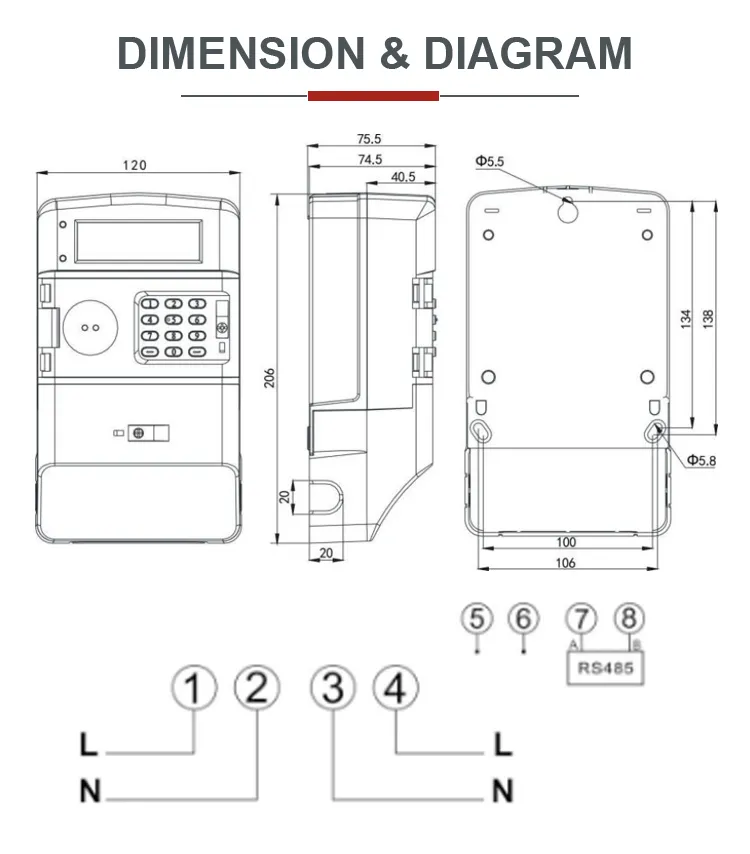 IEC 62053-21 Good Price Maximum Demand Insulating-Encased Meter