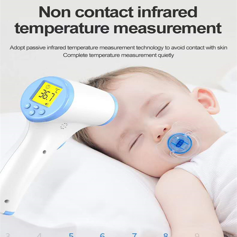 Infrared Thermometer Non-Contact Remote Digital Electronic Temperature Test Fever Alarm Termometro for Body Adult Human Children
