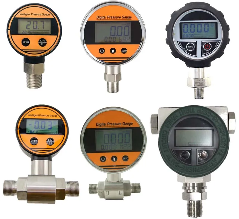 Intelligent Water Gas Battery Digital Pressure Gauge